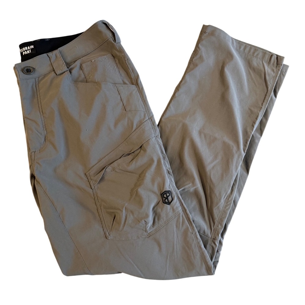 Born Primitive Outdoor Terrain Pant Grey Tactical Hiking Pants Mens 34 Reg